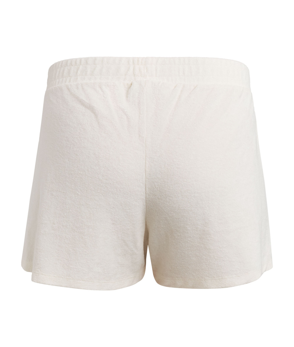Short Eponge Femme Blanc Cassé