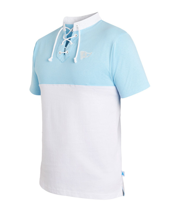 Polo Oskar Ciel Blanc 25/26 - Homme | Aviron Bayonnais Rugby