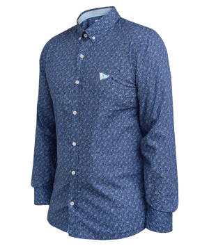 Chemise fantaisie marine