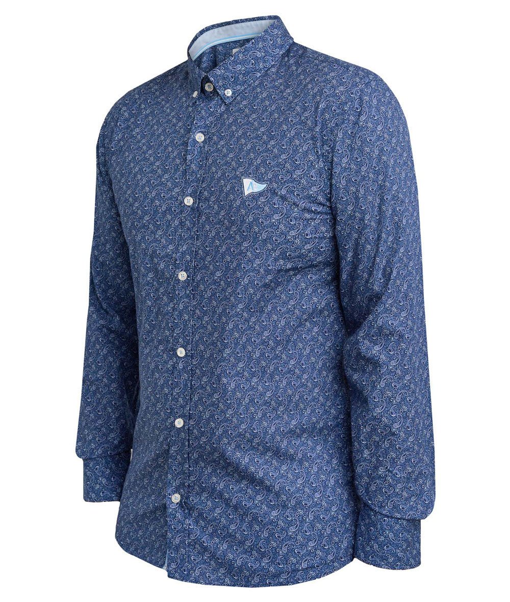 Chemise fantaisie marine