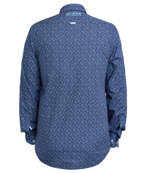 Chemise fantaisie marine