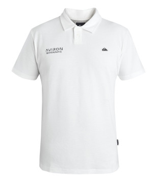 Polo Quiksilver Blanc - Homme | Aviron Bayonnais Rugby