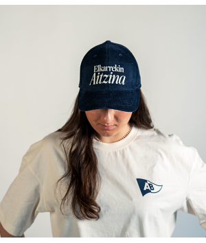 Casquette Elkarrekin Aitzina Marine