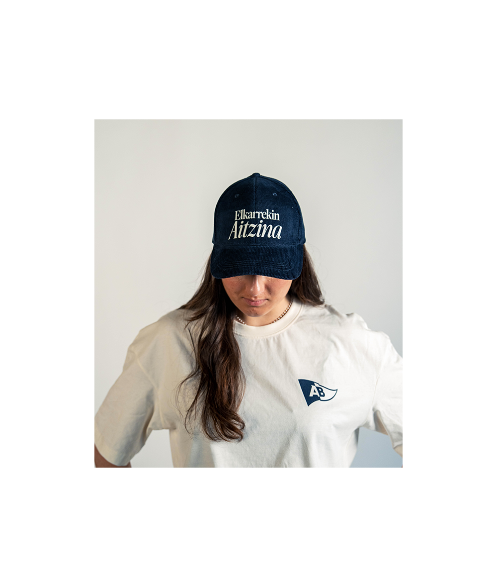 Casquette Elkarrekin Aitzina Marine