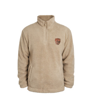 Sherpa Beige 3/4 Zip- Vestes | Aviron Bayonnais Rugby