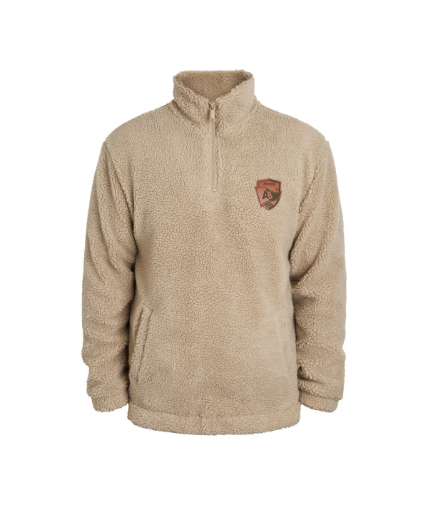Sherpa Beige 3/4 Zip- Vestes | Aviron Bayonnais Rugby