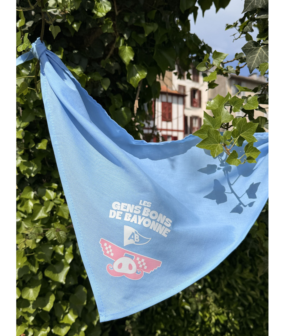 Foulard Bleu Ciel Foire au Jambon 2026