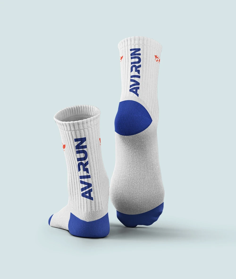 Chaussettes Avirun Blanche / Ciel
