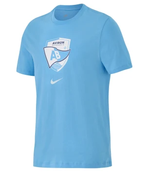 T-shirt Evergreen Ciel AB Nike 26/27 - Homme | Aviron Bayonnais Rugby
