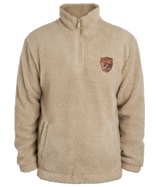 Sherpa Beige 3/4 Zip- Vestes | Aviron Bayonnais Rugby
